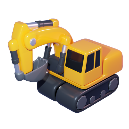 Escavador  3D Icon