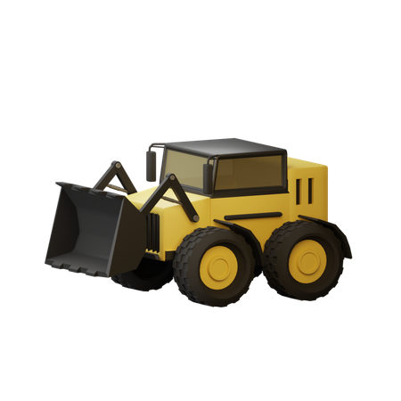 Escavadora  3D Icon