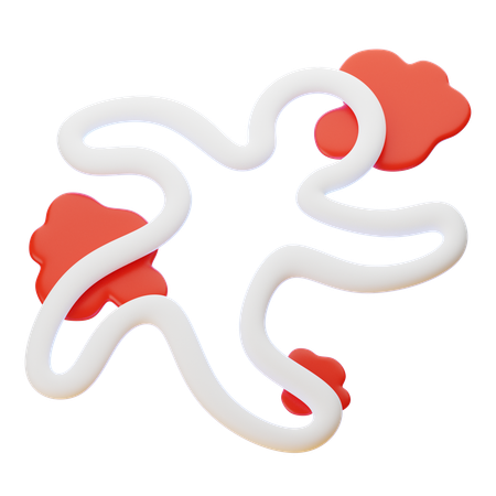 Escena del crimen  3D Icon