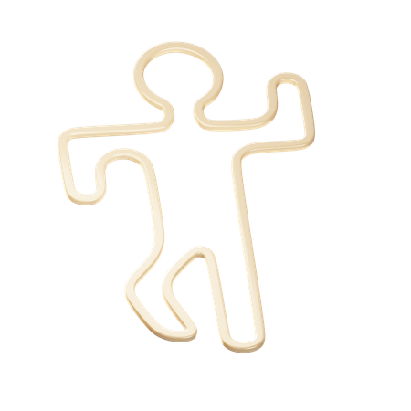 Escena del crimen  3D Icon