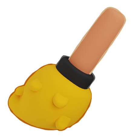 Escoba  3D Icon