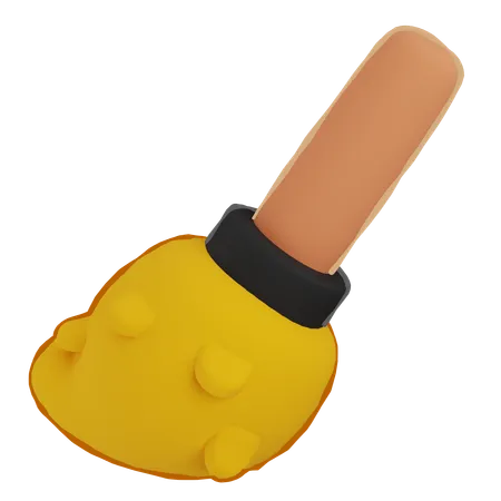 Escoba  3D Icon