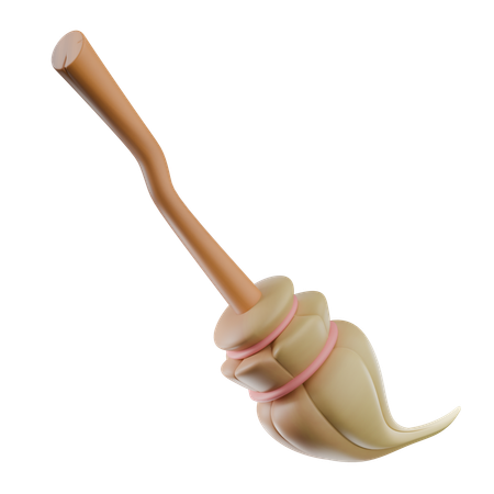 Escoba  3D Icon