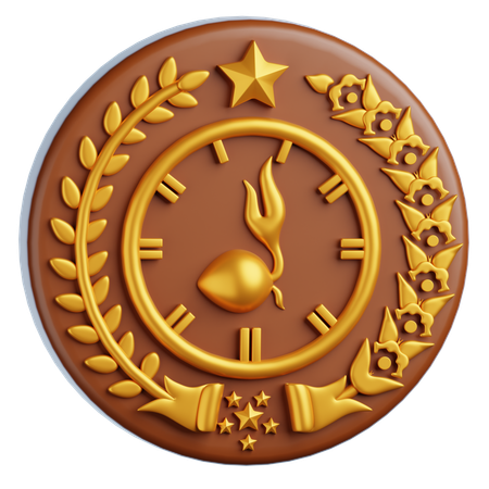 Distintivo de escoteiro  3D Icon