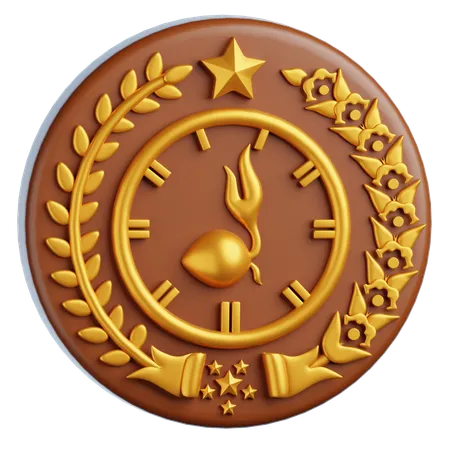 Distintivo de escoteiro  3D Icon