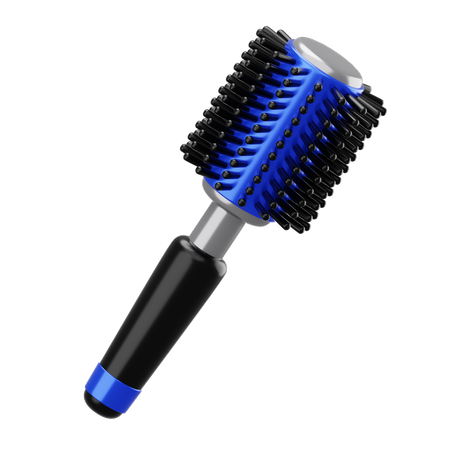 Escova de rolo de cabelo  3D Icon