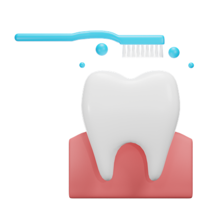 Escova de dente  3D Icon