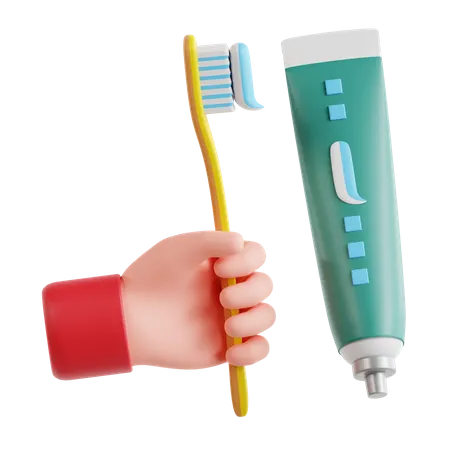 Escova de dente  3D Icon