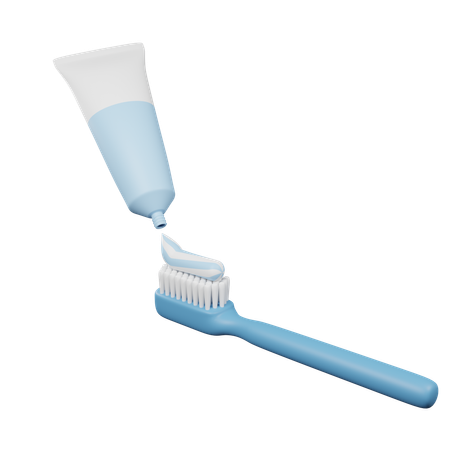 Escova de dente  3D Icon