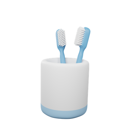 Escova de dente  3D Icon