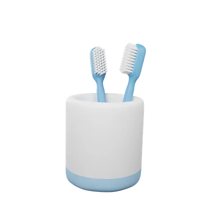 Escova de dente  3D Icon