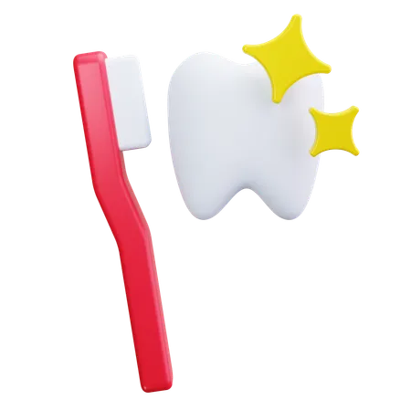 Escova de dente  3D Icon