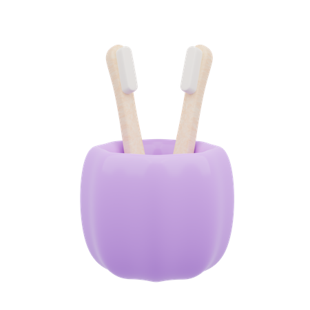 Escova de dente  3D Icon