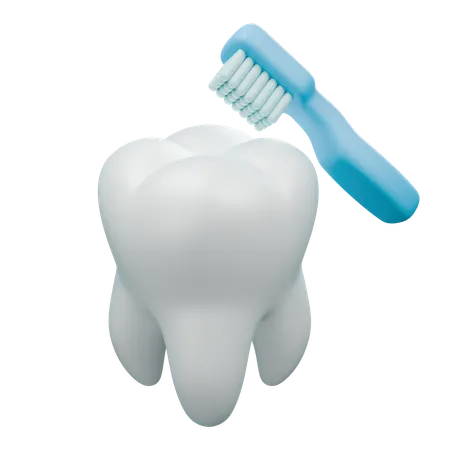Escovar os dentes  3D Icon