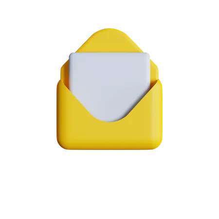 Escreva um email  3D Icon