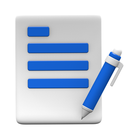 Escrever arquivo  3D Icon