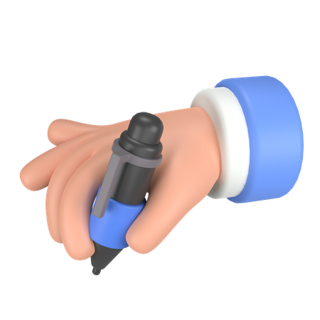 Escrever gesto com a mão  3D Icon