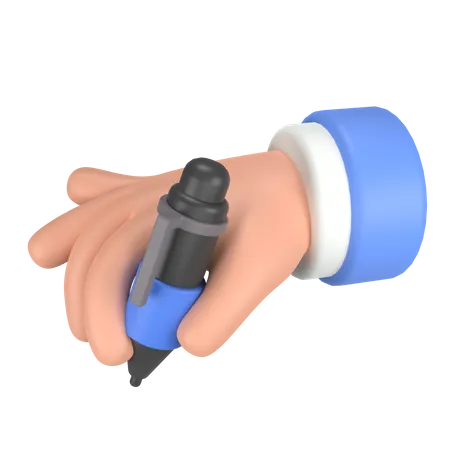 Escrever gesto com a mão  3D Icon