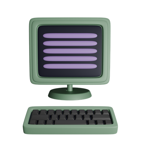 Escribir  3D Icon