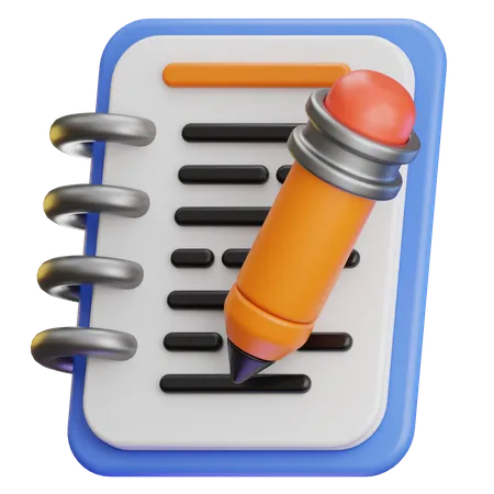 Escribir  3D Icon