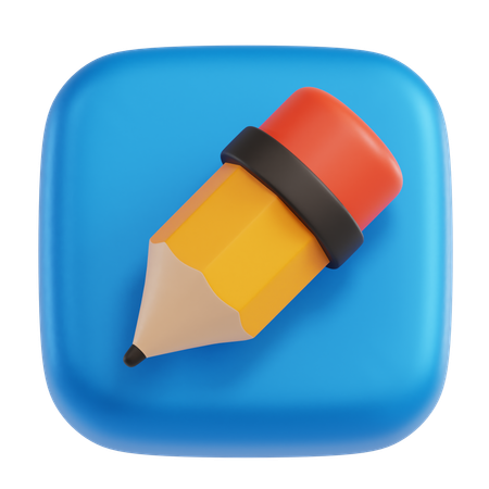 Escribir  3D Icon