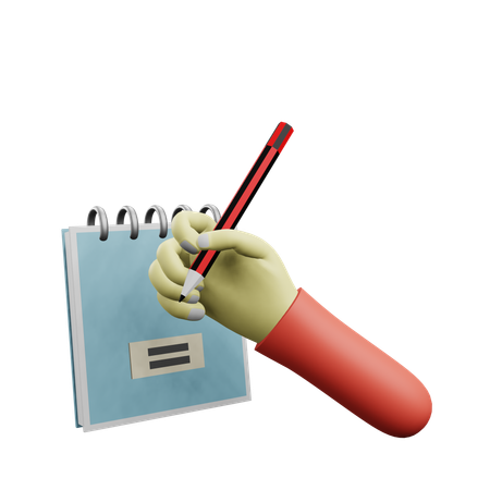 Escribir  3D Icon