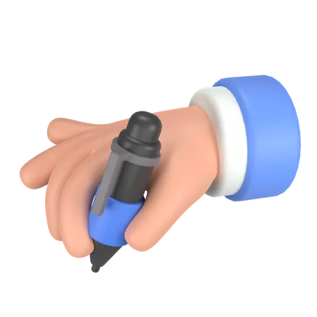 Escribir gesto con la mano  3D Icon