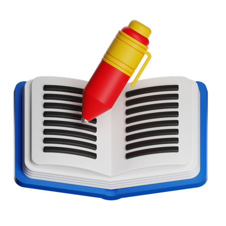 Escrita  3D Icon