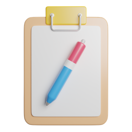 Escrita  3D Icon