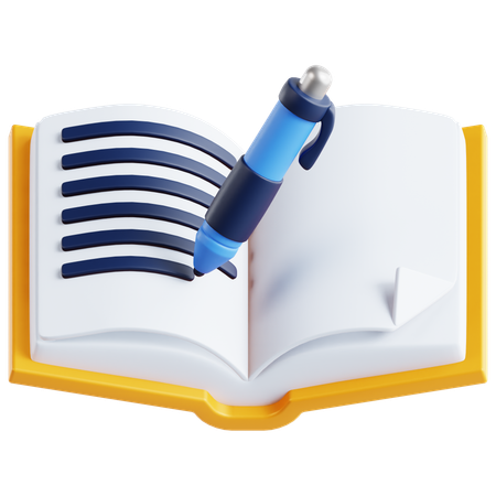 Escrita  3D Icon