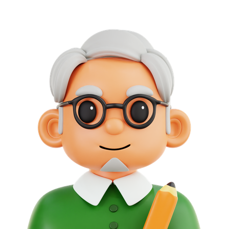 Escritor  3D Icon