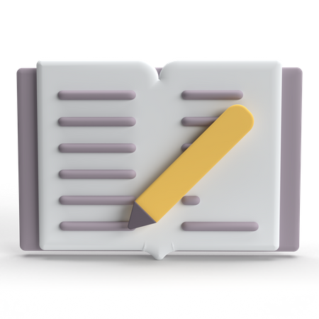 Escritor  3D Icon