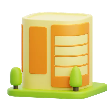 Escritório  3D Icon