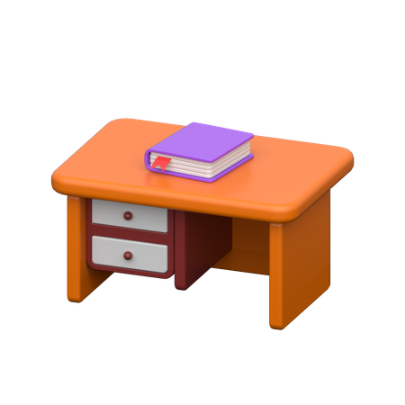 Escritorio de estudio  3D Icon