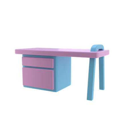 Escritorio de estudio  3D Icon