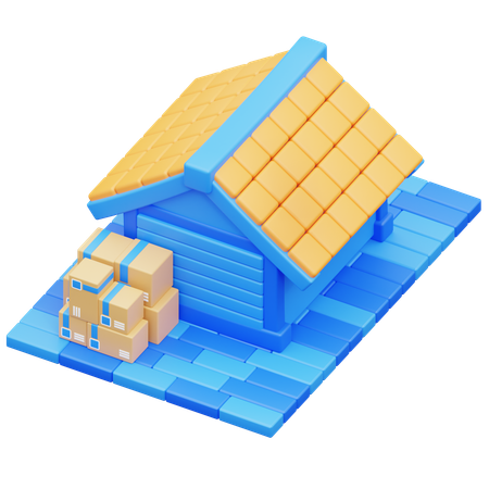Escritório de logística  3D Icon