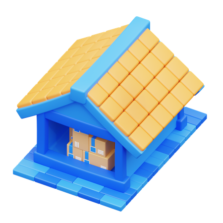 Escritório de logística de transporte  3D Icon