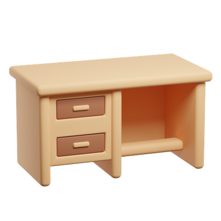 Escritorio de oficina  3D Icon