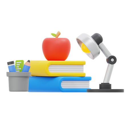 Escritorio del estudiante  3D Icon