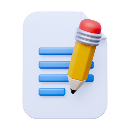 Escribiendo  3D Icon