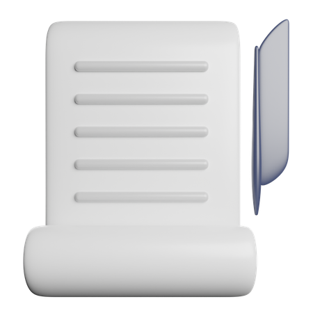 Escritura  3D Icon