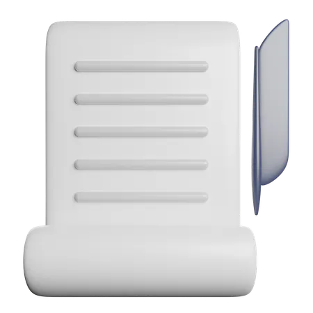 Escritura  3D Icon