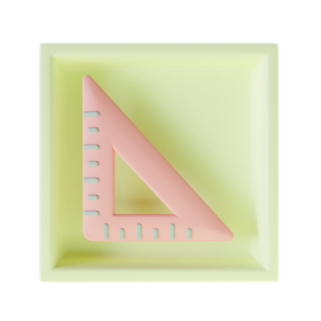 Escuadra  3D Icon