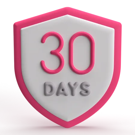 Escudo de 30 días  3D Icon