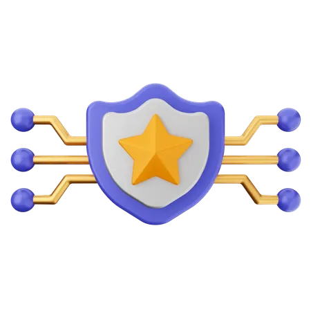 Escudo ai  3D Icon