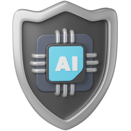 Escudo de ia  3D Icon