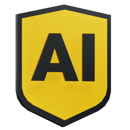 Escudo de ia  3D Icon