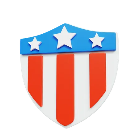 Escudo de américa  3D Icon