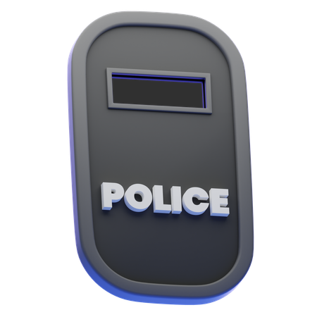 Escudo balístico  3D Icon