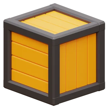 Escudo de caja  3D Illustration